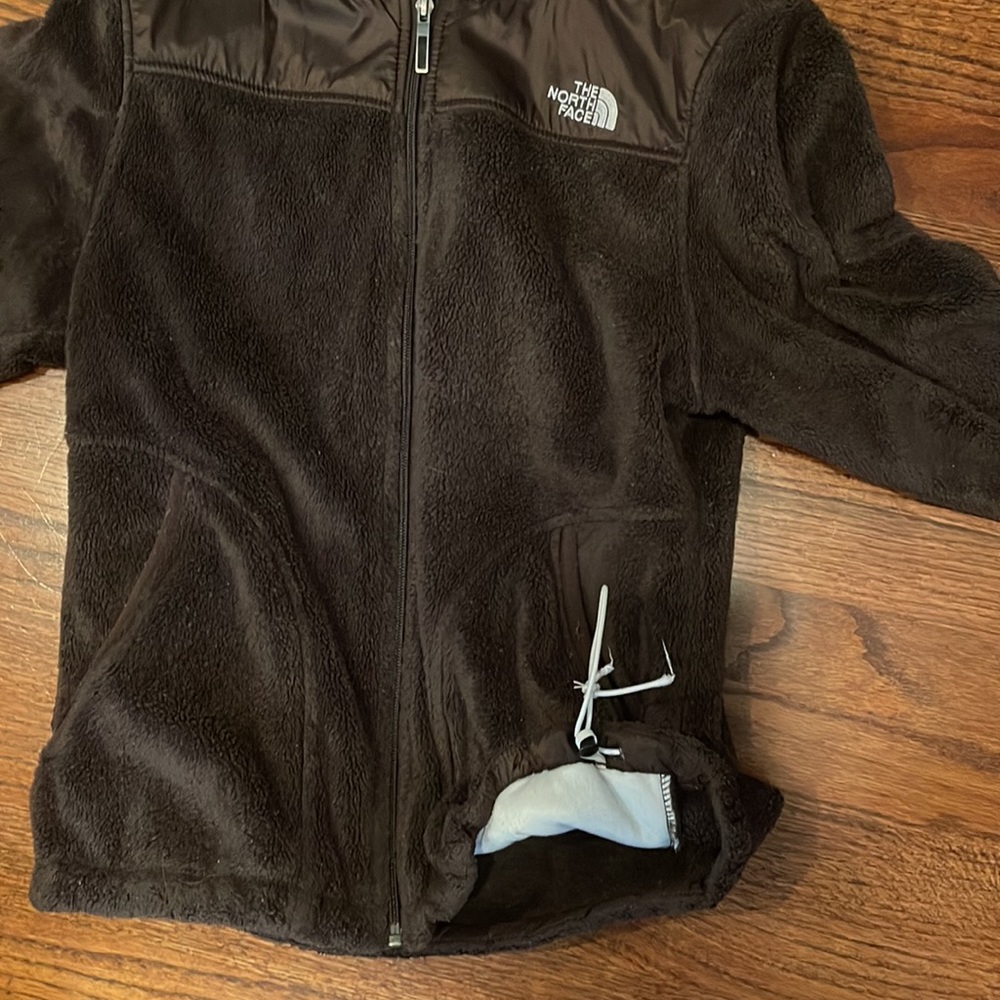 North face zip fleece jacket Woman’s medium - brown - Picture 6 of 6